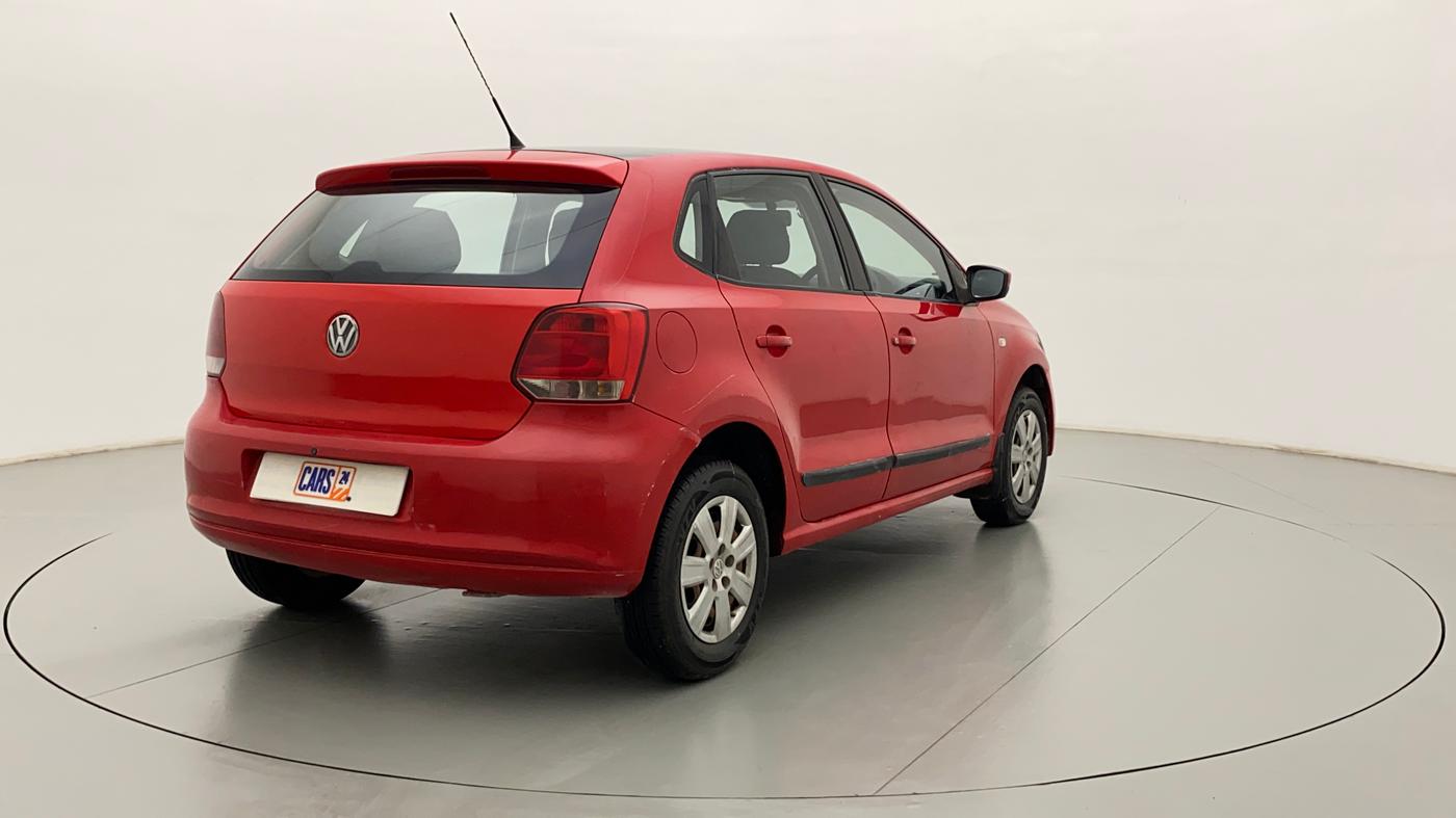 2012 Volkswagen Polo TRENDLINE 1.2L PETROL, Petrol, Manual, 60,208 km, Right Back Diagonal
