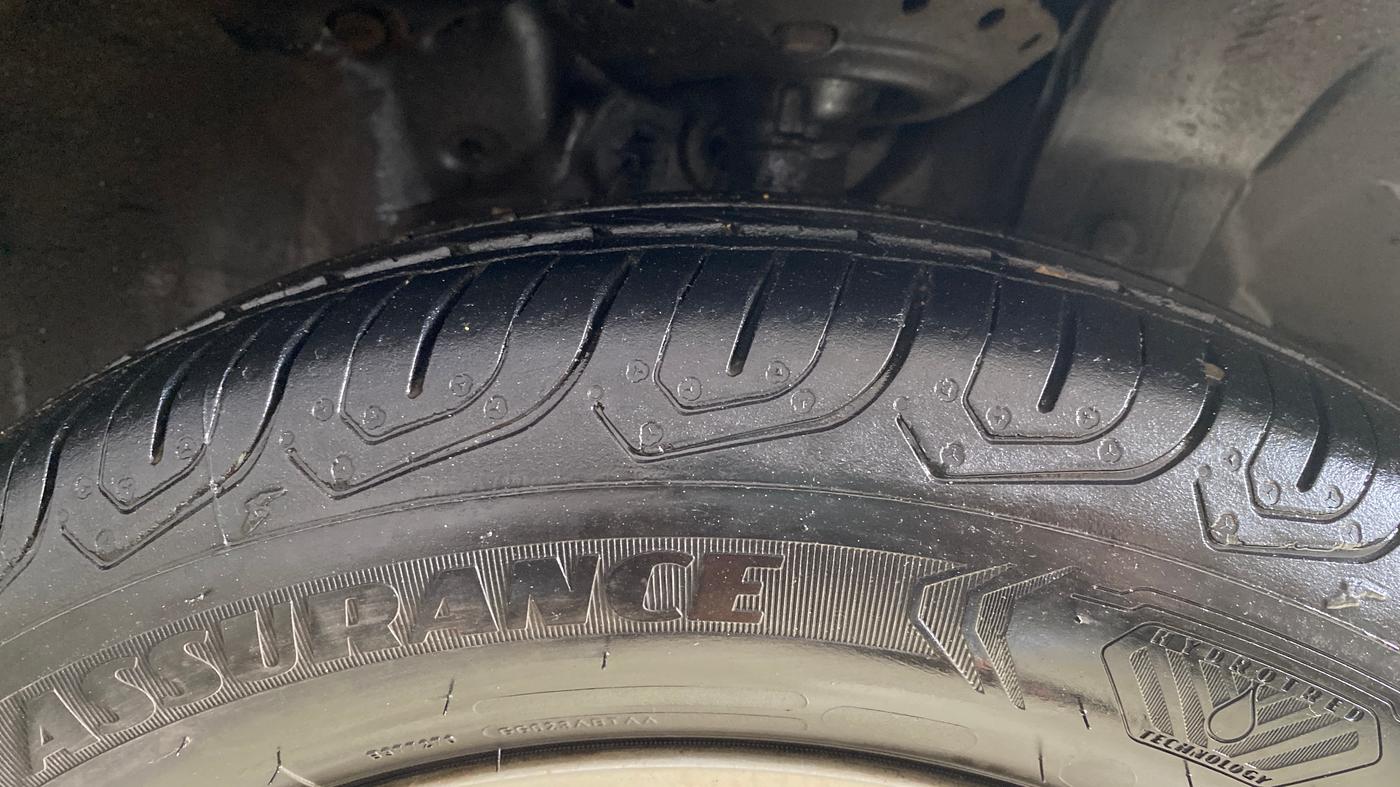 2019 Honda Amaze 1.2L I-VTEC V CVT, Petrol, Automatic, 62,038 km, Right Front Tyre Tread