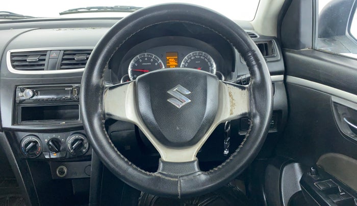 2014 Maruti Swift VXI D, Petrol, Manual, 78,822 km, Steering Wheel Close Up