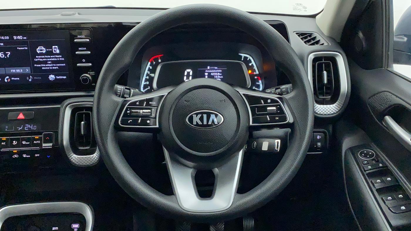 2020 KIA SONET HTK PLUS 1.2, Petrol, Manual, 19,369 km, Steering Wheel Close Up