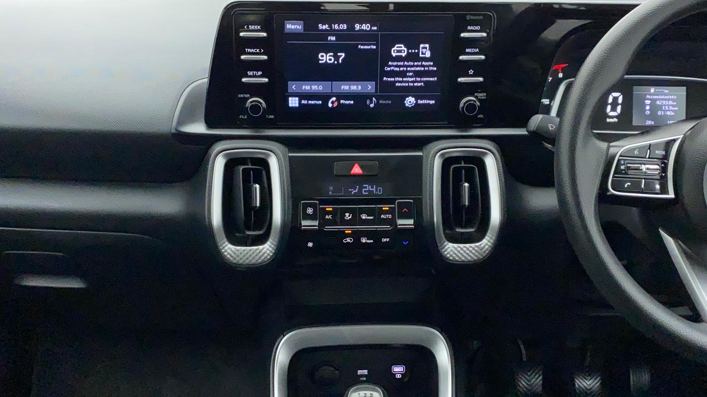 2020 KIA SONET HTK PLUS 1.2, Petrol, Manual, 19,369 km, Air Conditioner