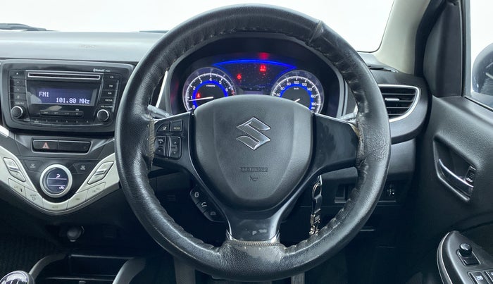 2015 Maruti Baleno DELTA 1.2 K12, Petrol, Manual, 62,800 km, Steering Wheel Close Up
