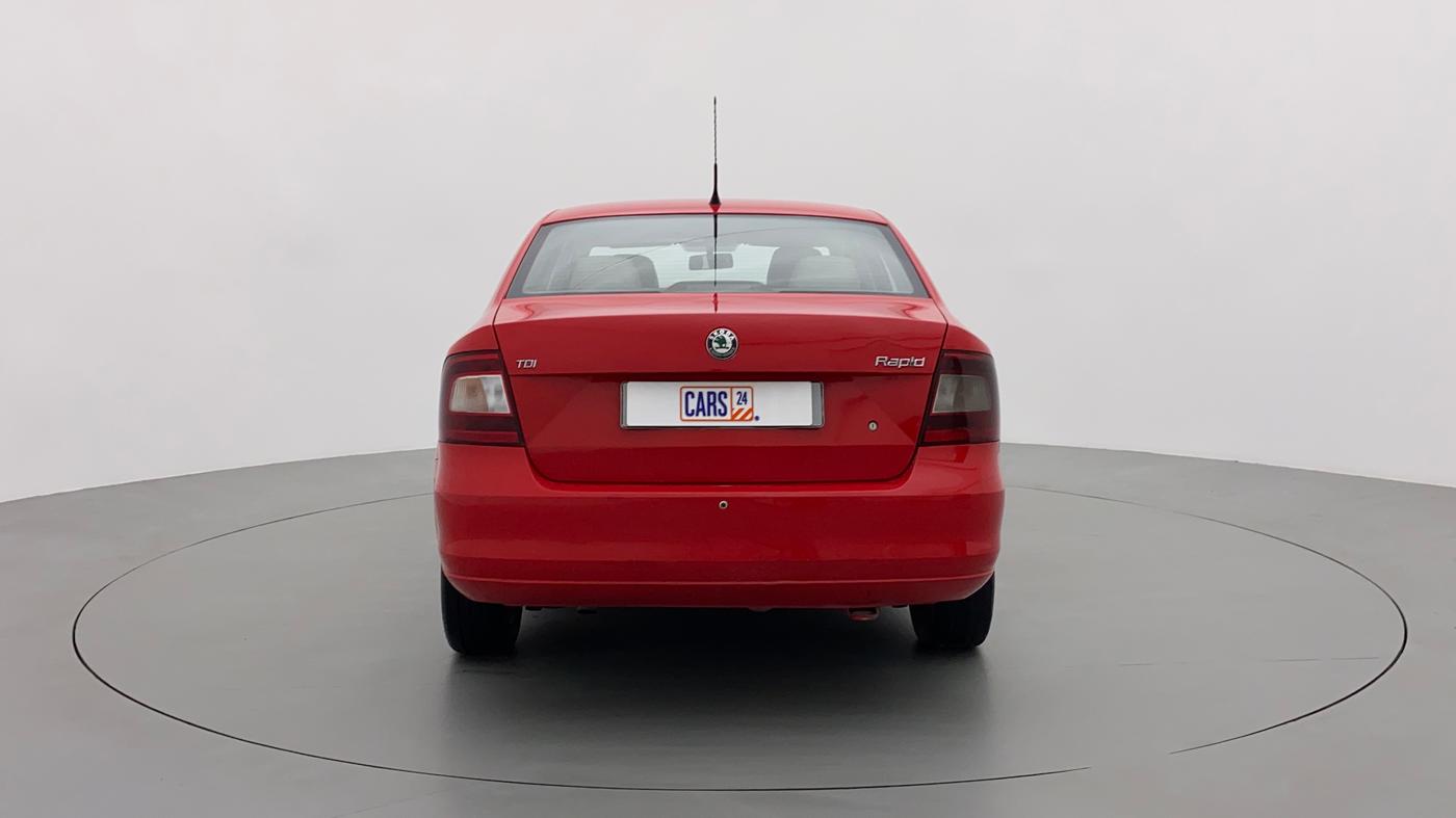 2013 Skoda Rapid ELEGANCE 1.6 TDI MT, Diesel, Manual, 80,116 km, Back/Rear