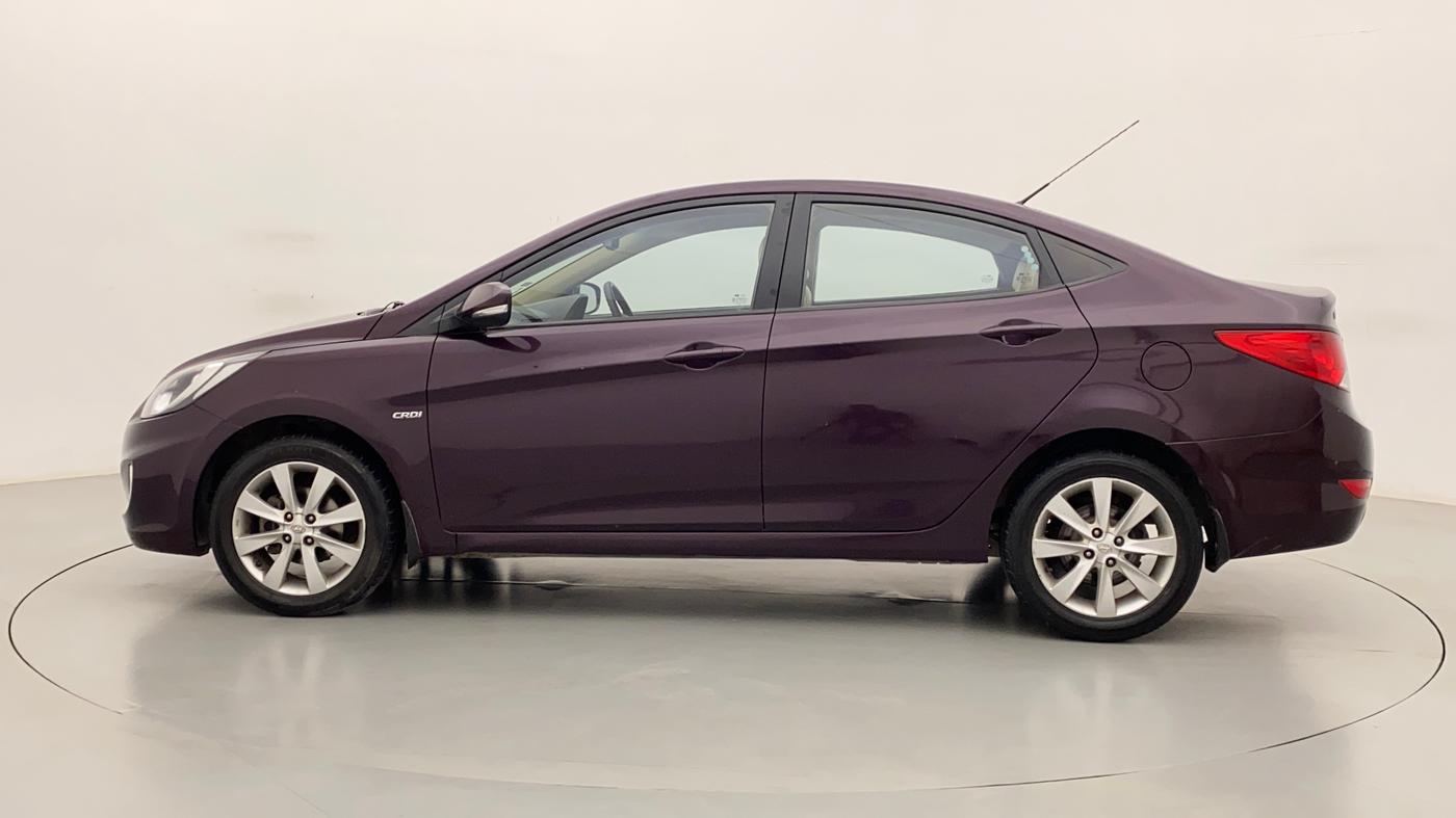 2013 Hyundai Verna FLUIDIC 1.6 CRDI SX, Diesel, Manual, 79,990 km, Left Side