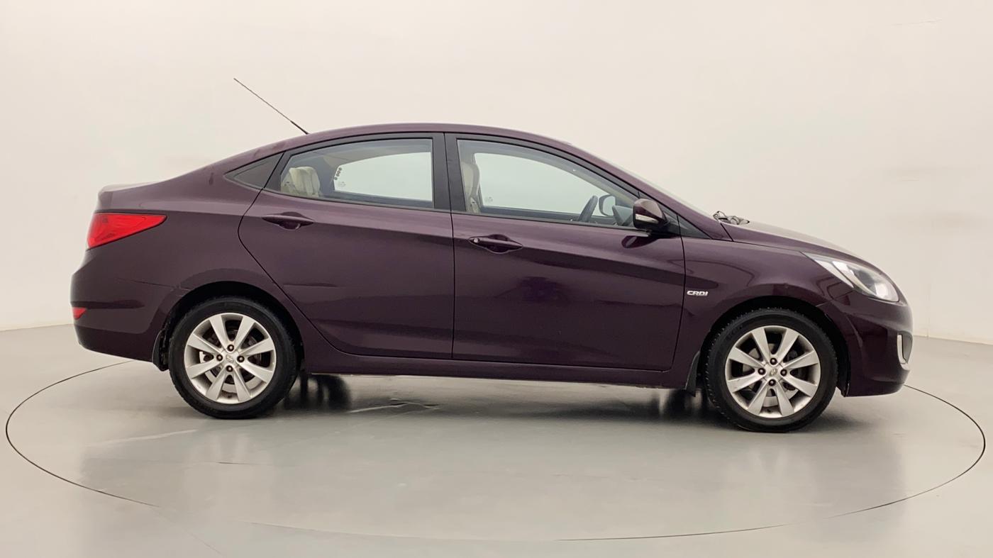 2013 Hyundai Verna FLUIDIC 1.6 CRDI SX, Diesel, Manual, 79,990 km, Right Side View