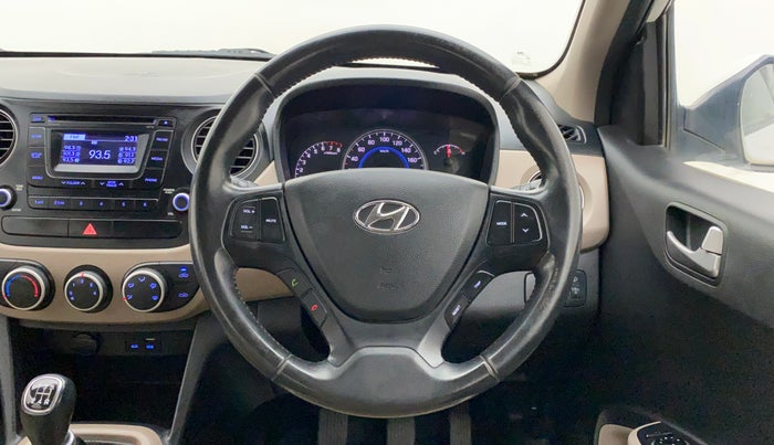 2016 Hyundai Grand i10 ASTA (O) 1.2 KAPPA VTVT, Petrol, Manual, 65,458 km, Steering Wheel Close Up