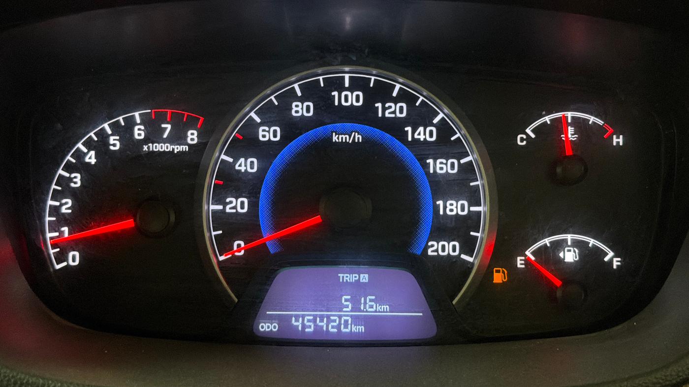 2015 Hyundai Grand i10 MAGNA 1.2 KAPPA VTVT, Petrol, Manual, 45,368 km, Odometer Image