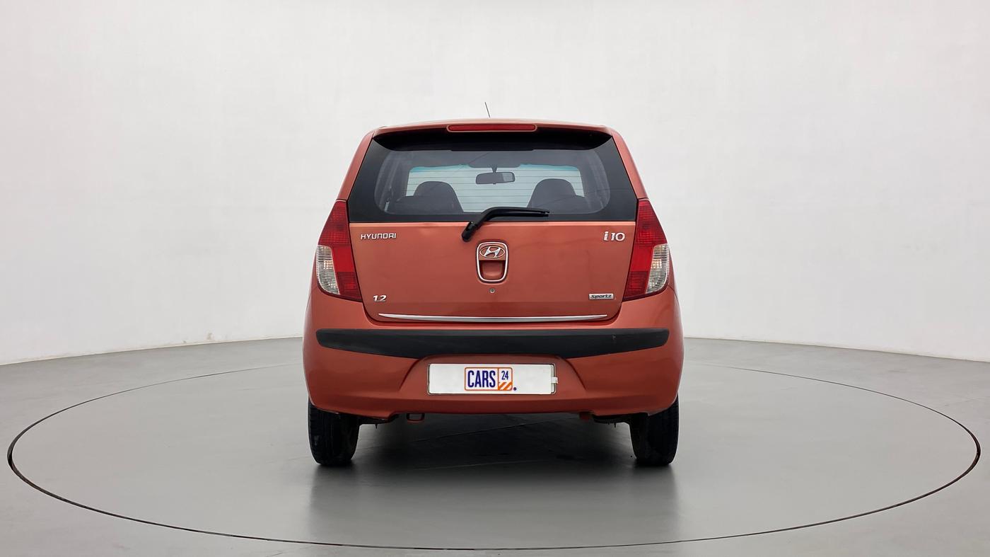 2010 Hyundai i10 SPORTZ 1.2, Petrol, Manual, 87,662 km, Back/Rear