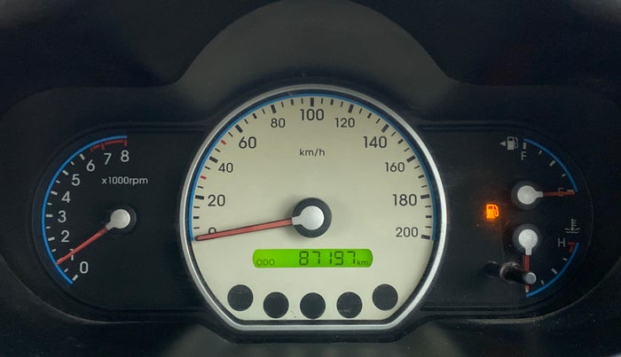 2010 Hyundai i10 SPORTZ 1.2, Petrol, Manual, 87,662 km, Odometer Image