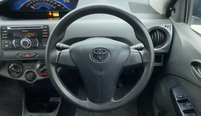 2013 Toyota Etios Liva G, Petrol, Manual, Steering Wheel Close Up
