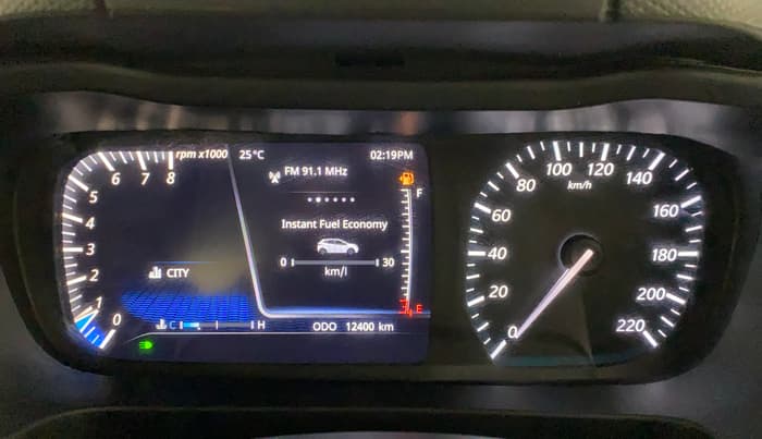 2024 Tata ALTROZ  XZ Plus (O) (S), Petrol, Manual, 12,400 km, Odometer Image