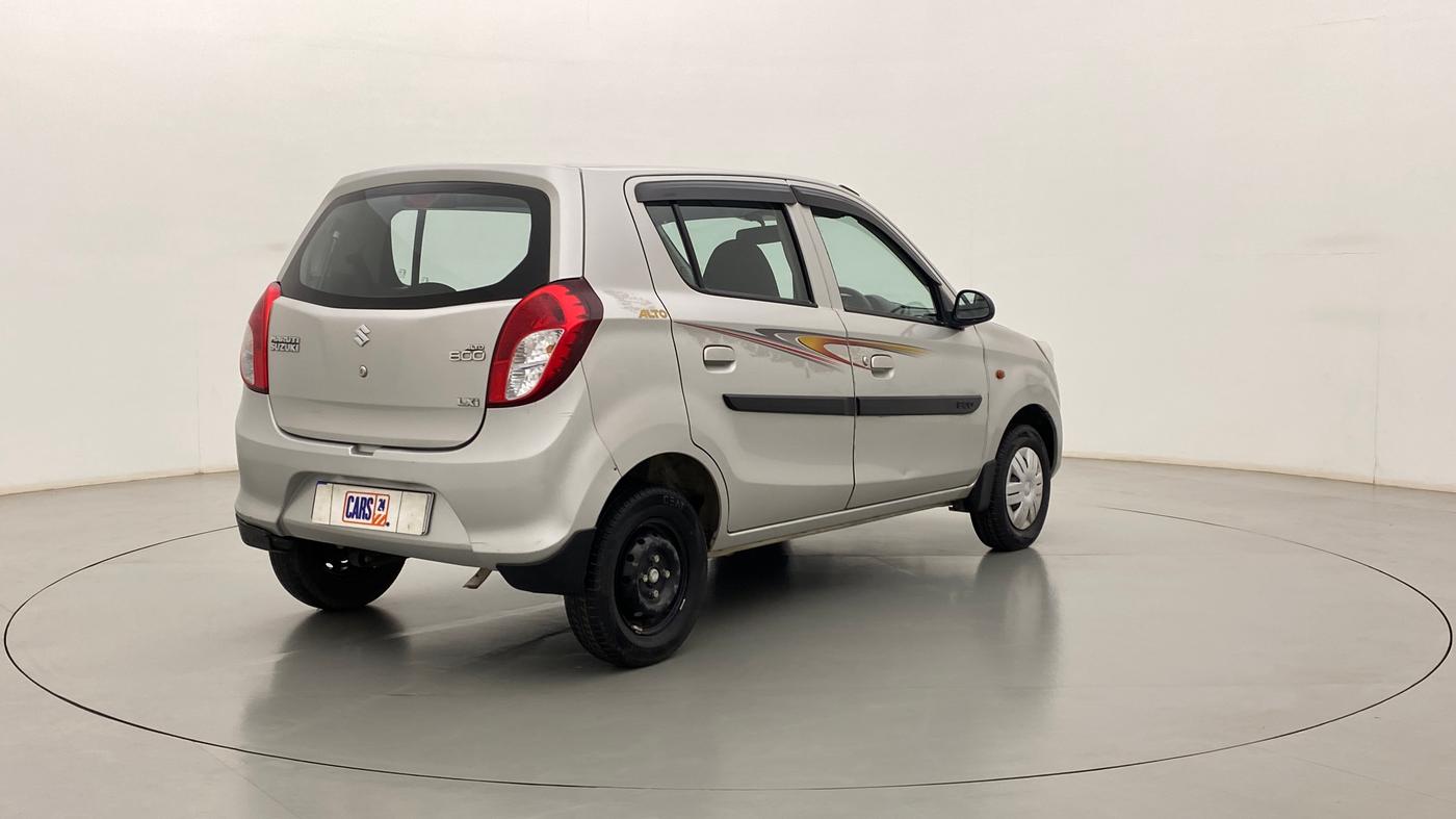 2012 Maruti Alto 800 LXI, Petrol, Manual, 48,775 km, Right Back Diagonal