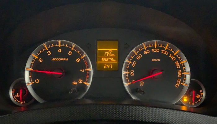 2015 Maruti Swift Dzire VXI 1.2 BS IV, Petrol, Manual, 65,973 km, Odometer Image