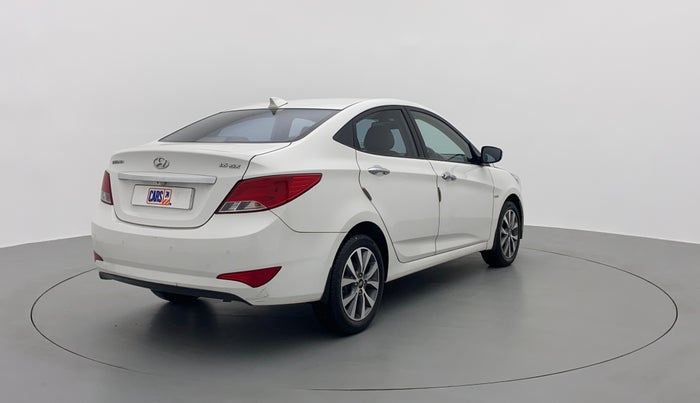 2016 Hyundai Verna FLUIDIC 1.6 SX VTVT OPT, Petrol, Manual, 66,681 km, Right Back Diagonal