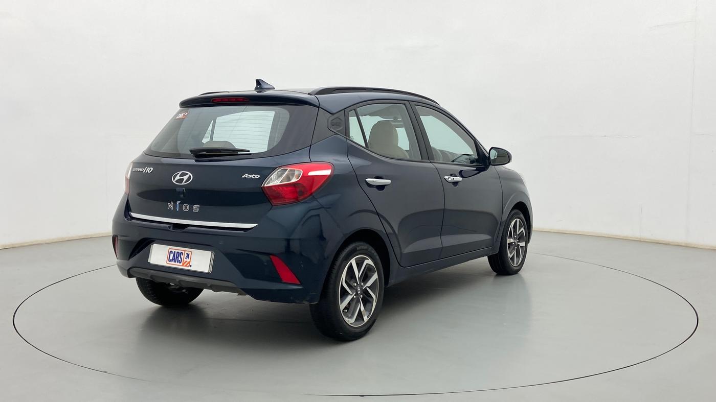 2022 Hyundai GRAND I10 NIOS ASTA 1.2 KAPPA VTVT, Petrol, Manual, 39,800 km, Right Back Diagonal