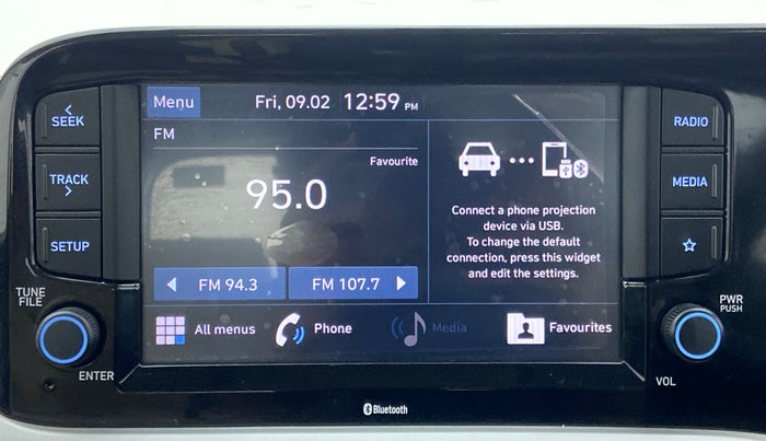 2022 Hyundai GRAND I10 NIOS ASTA 1.2 KAPPA VTVT, Petrol, Manual, 39,800 km, Infotainment System