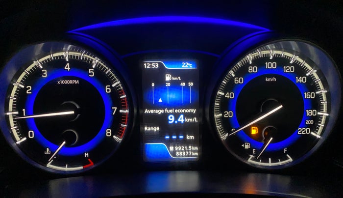 2016 Maruti Baleno ALPHA PETROL 1.2, Petrol, Manual, 88,369 km, Odometer Image
