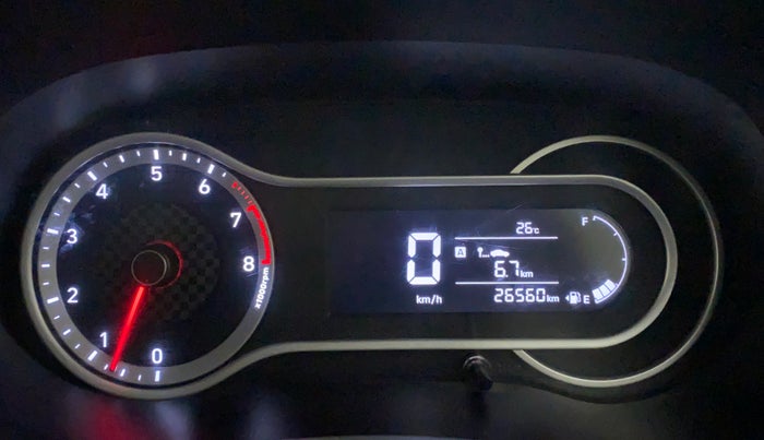 2020 Hyundai AURA SX 1.2 (O), Petrol, Manual, 26,560 km, Odometer Image