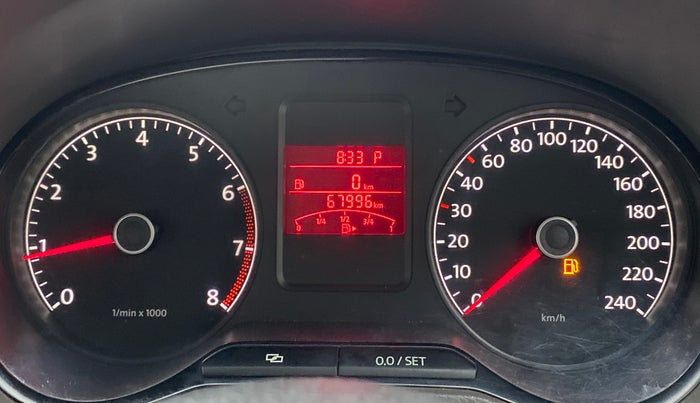 2014 Volkswagen Vento HIGHLINE 1.2 TSI AT, Petrol, Automatic, 67,995 km, Odometer Image