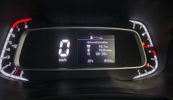 2021 KIA SONET HTK PLUS 1.2, Petrol, Manual, 9,029 km, Odometer Image