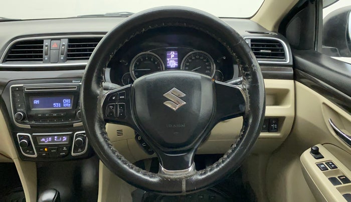 2017 Maruti Ciaz ZETA 1.4  AT PETROL, Petrol, Automatic, 92,127 km, Steering Wheel Close Up