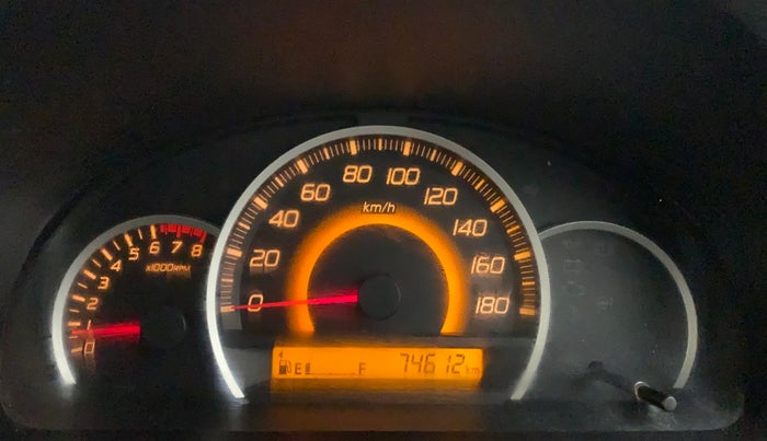 2014 Maruti Wagon R 1.0 VXI, Petrol, Manual, 74,774 km, Odometer Image