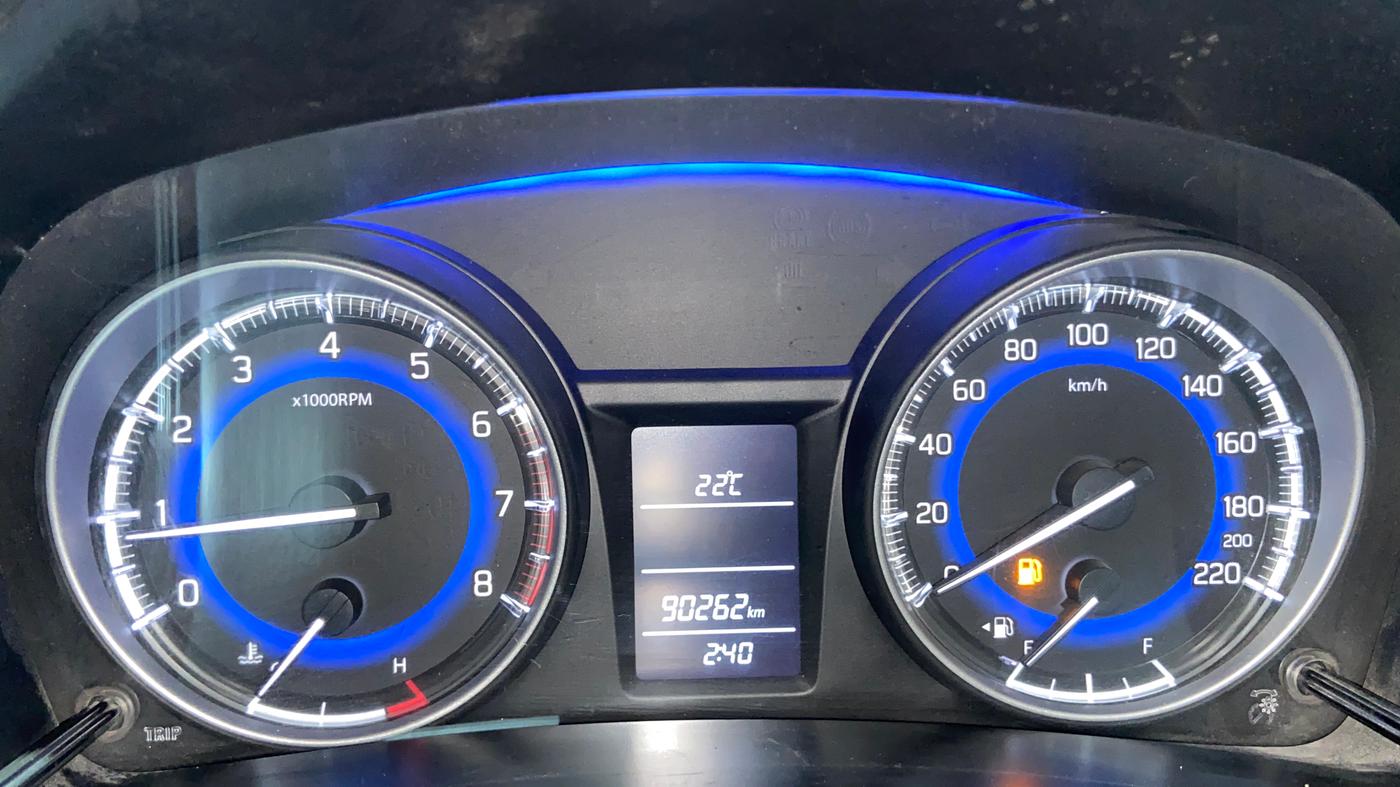 2018 Maruti Baleno DELTA PETROL 1.2, Petrol, Manual, 90,283 km, Odometer Image