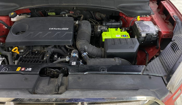 2021 Hyundai Creta SX (O) 1.4 TURBO DCT DUAL TONE, Petrol, Automatic, 29,416 km, Engine View - Left