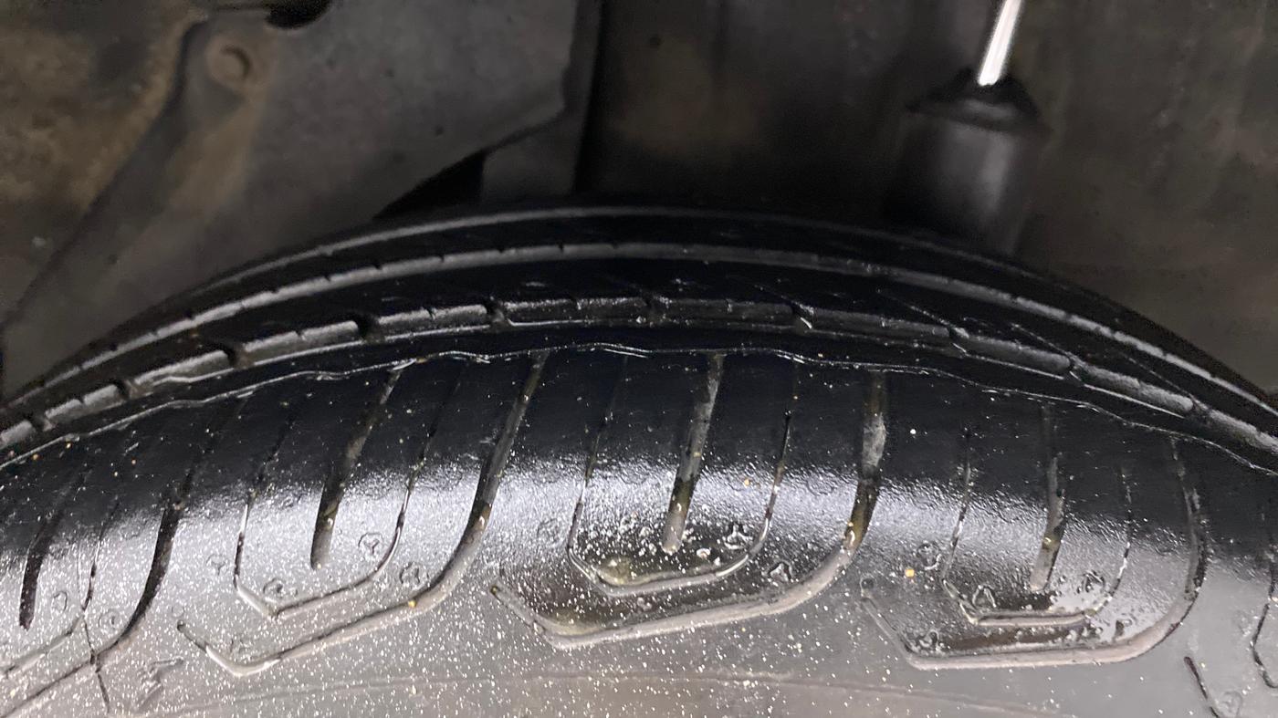 2012 Honda Brio S MT, Petrol, Manual, 40,503 km, Left Rear Tyre Tread