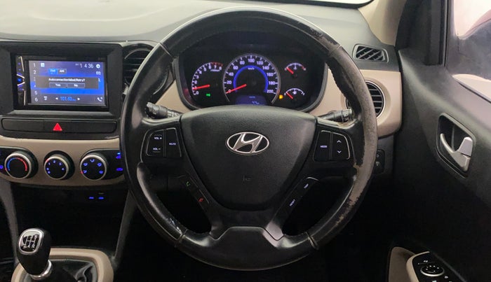 2015 Hyundai Grand i10 ASTA 1.2 KAPPA VTVT, Petrol, Manual, 47,537 km, Steering Wheel Close Up