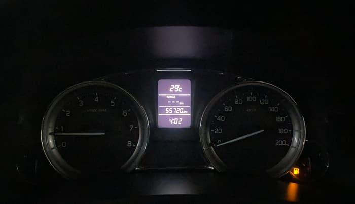 2016 Maruti Ciaz VXI+, Petrol, Manual, 55,709 km, Odometer Image