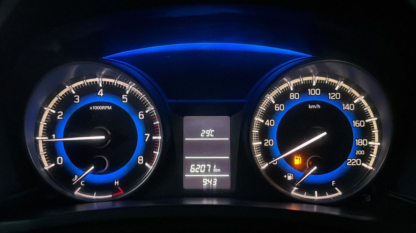 2016 Maruti Baleno DELTA PETROL 1.2, Petrol, Manual, 62,069 km, Odometer Image