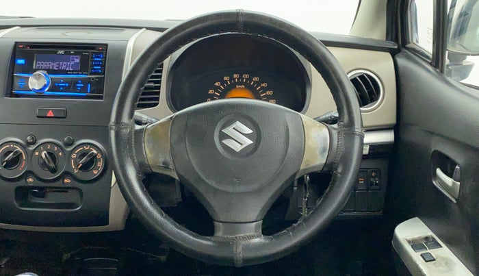 2013 Maruti Wagon R 1.0 LXI, Petrol, Manual, 47,038 km, Steering Wheel Close Up