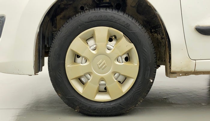 2013 Maruti Wagon R 1.0 LXI, Petrol, Manual, 47,038 km, Left Front Wheel
