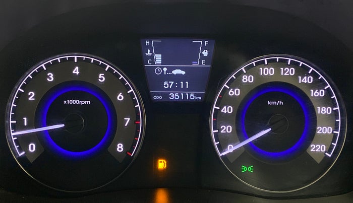 2015 Hyundai Verna FLUIDIC 1.6 VTVT S (O)  MT, Petrol, Manual, 35,406 km, Odometer Image