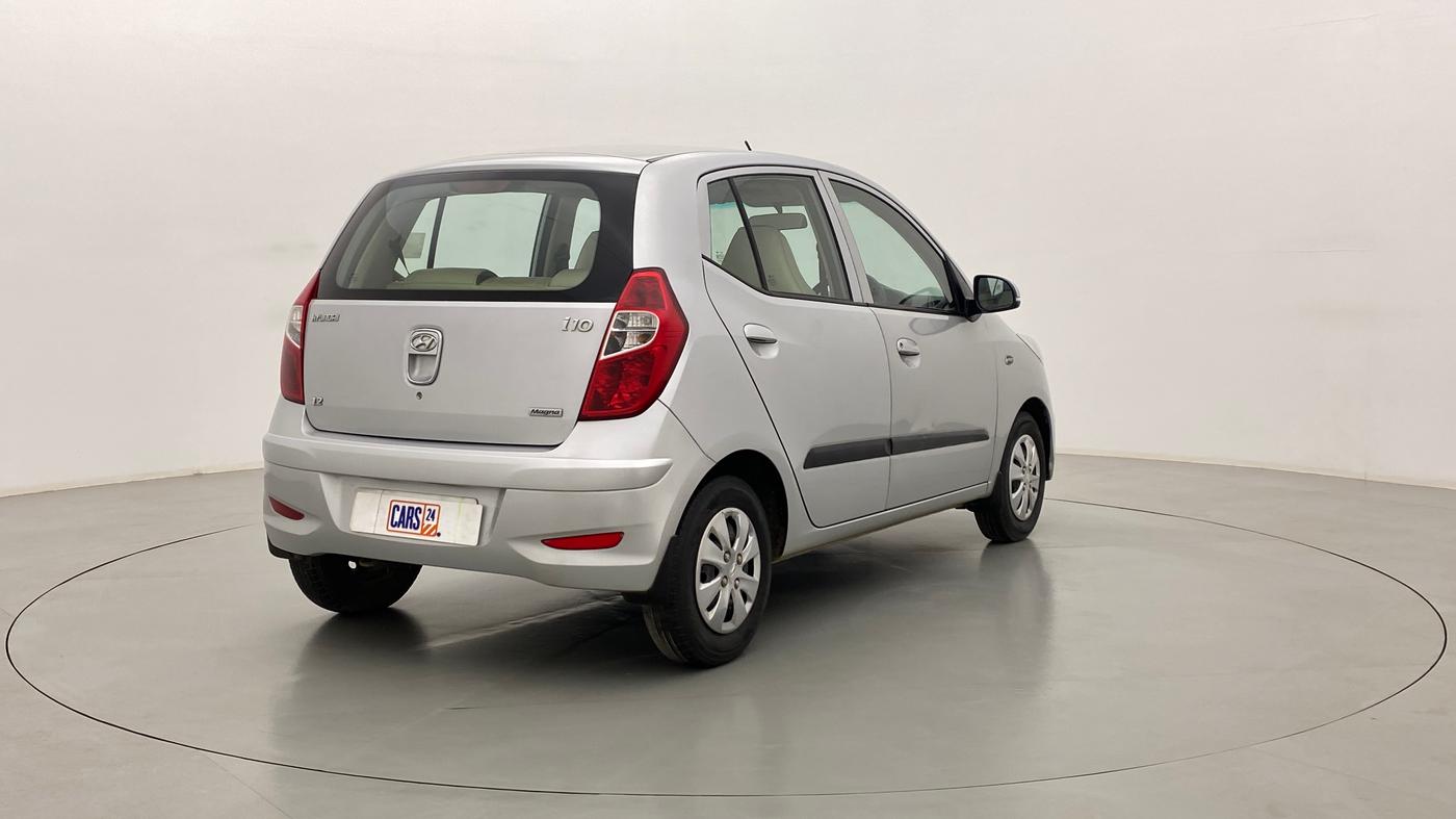 2011 Hyundai i10 MAGNA 1.2 KAPPA2, Petrol, Manual, 46,442 km, Right Back Diagonal