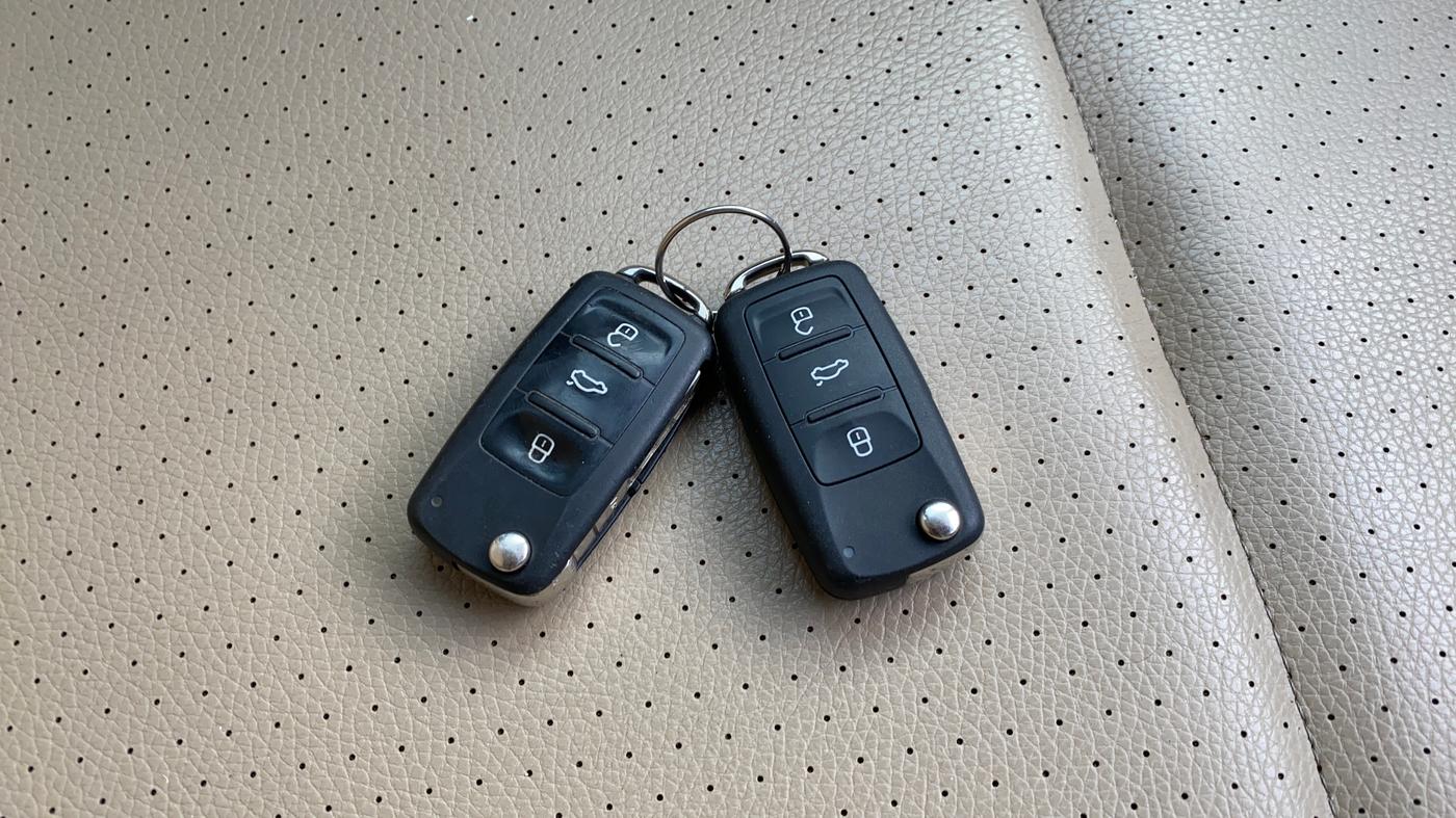 2020 Volkswagen Vento HIGHLINE 1.0L TSI AT, Petrol, Automatic, 93,038 km, Key Close Up