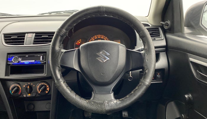 2012 Maruti Swift LXI, Petrol, Manual, 74,423 km, Steering Wheel Close Up