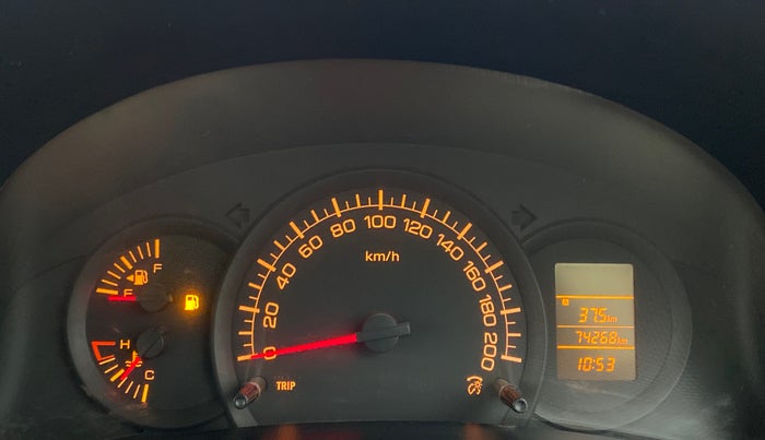 2012 Maruti Swift LXI, Petrol, Manual, 74,423 km, Odometer Image