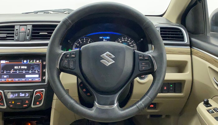 2019 Maruti Ciaz ALPHA 1.5 SHVS PETROL, Petrol, Manual, 57,623 km, Steering Wheel Close Up