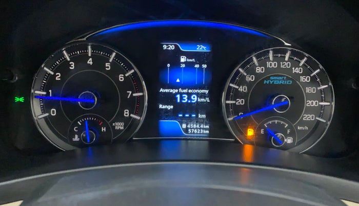 2019 Maruti Ciaz ALPHA 1.5 SHVS PETROL, Petrol, Manual, 57,623 km, Odometer Image