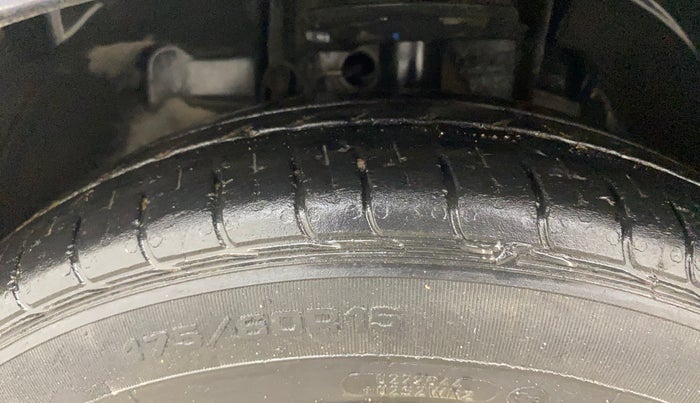 2021 Tata TIGOR XZA PLUS PETROL, Petrol, Automatic, 31,534 km, Left Front Tyre Tread