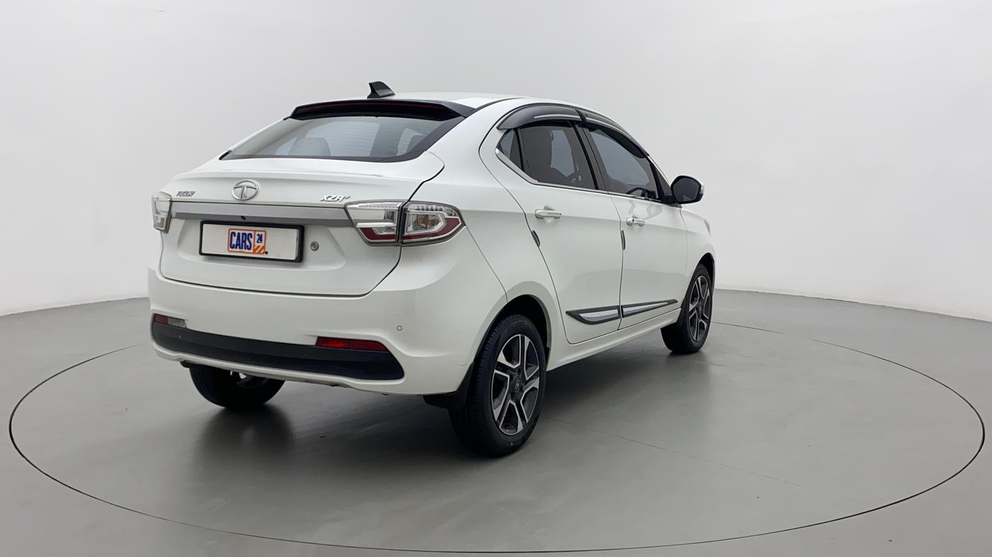 2019 Tata TIGOR XZA PLUS PETROL, Petrol, Automatic, 17,960 km, Right Back Diagonal