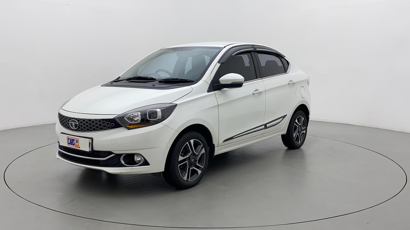 2019 Tata TIGOR XZA PLUS PETROL, Petrol, Automatic, 17,960 km, Left Front Diagonal