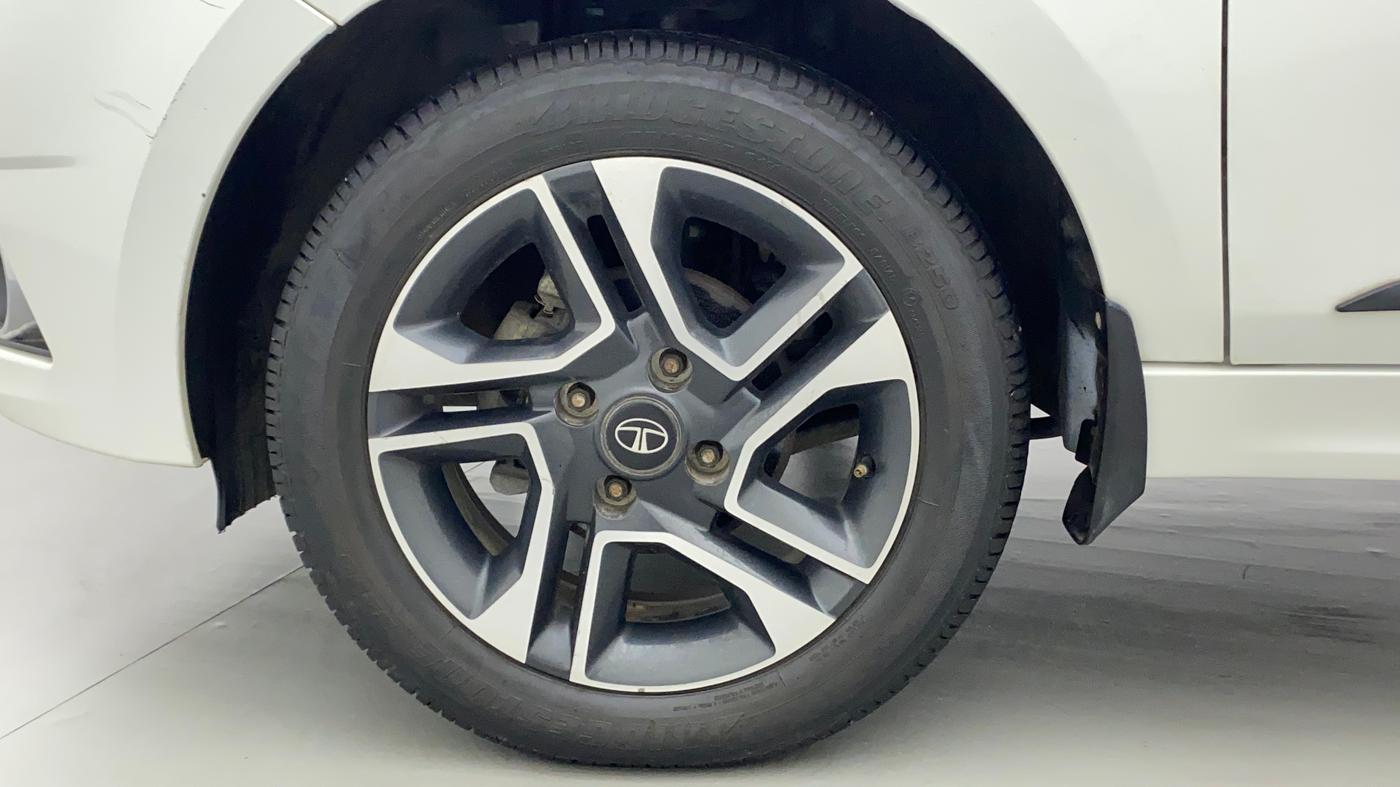 2019 Tata TIGOR XZA PLUS PETROL, Petrol, Automatic, 17,960 km, Left Front Wheel