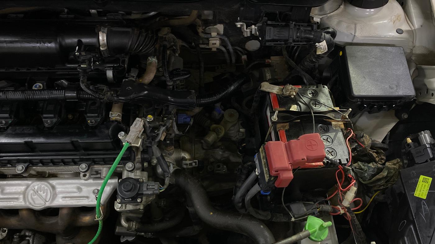 2024 Maruti Swift LXI, Petrol, Manual, 15,848 km, Engine View - Left
