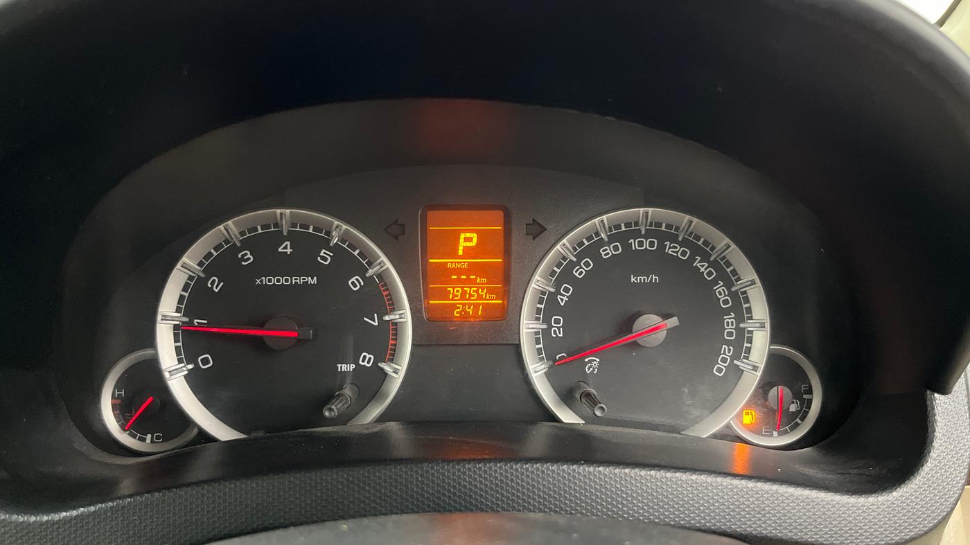 2013 Maruti Swift Dzire VXI AT, Petrol, Automatic, 79,753 km, Odometer Image