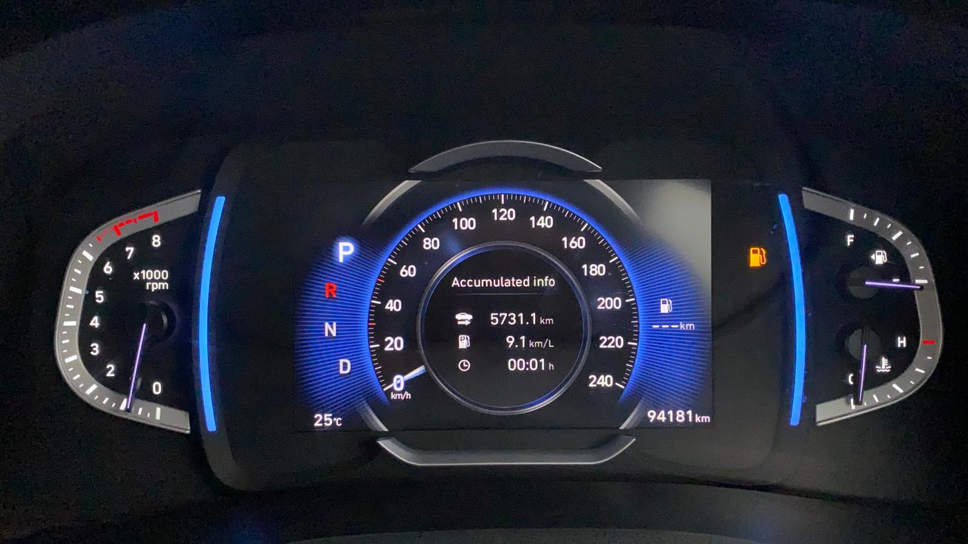 2020 Hyundai Creta SX (O) 1.4 TURBO DCT, Petrol, Automatic, 94,485 km, Odometer Image