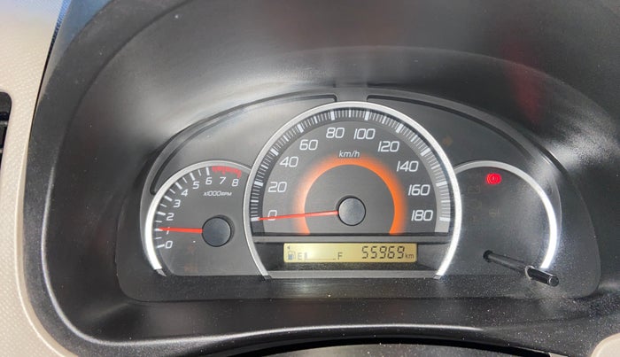 2016 Maruti Wagon R 1.0 VXI, Petrol, Manual, 55,951 km, Odometer Image