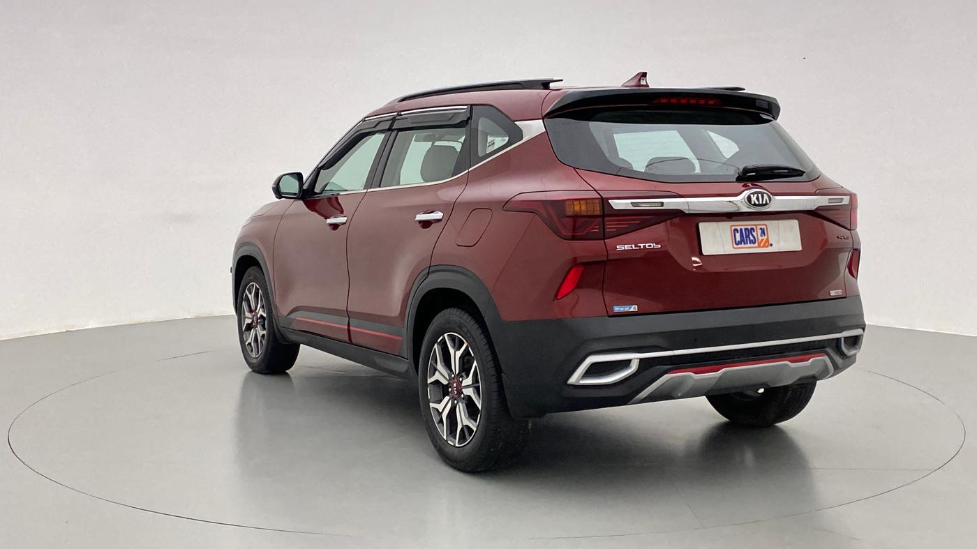 2019 KIA SELTOS 1.4 GTX+ TURBO GDI PETROL AT, Petrol, Automatic, 11,689 km, Left Back Diagonal